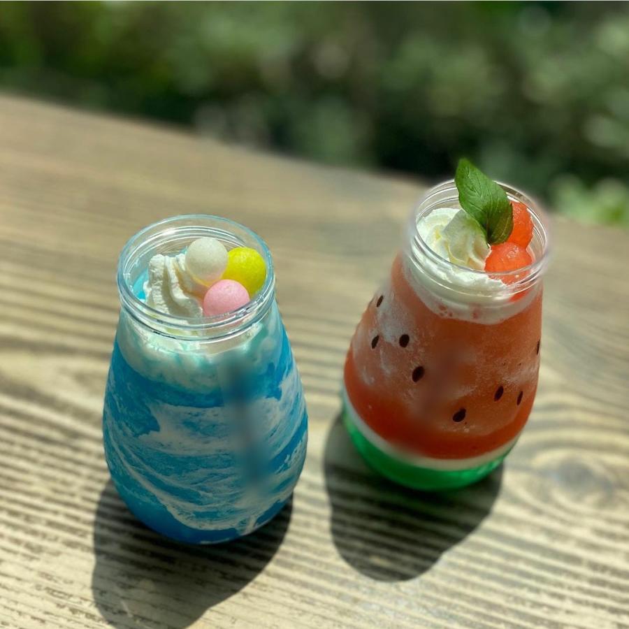 テイクアウト ドリンクボトル おしゃれ ボトル容器 330ml pear 銀蓋 ボトルドリンク 100個セットの画像
