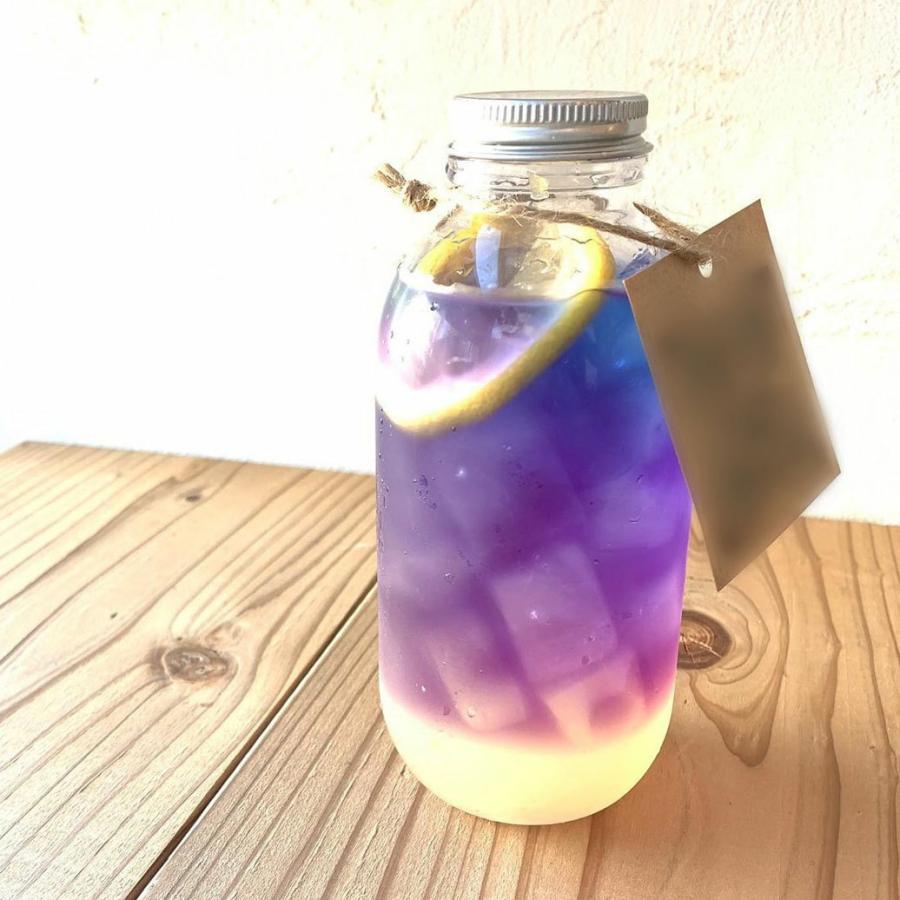 テイクアウト おしゃれ ドリンクボトル ボトル容器 400ml  ROUND TUBE 銀蓋 ボトルドリンク 100個セットの画像