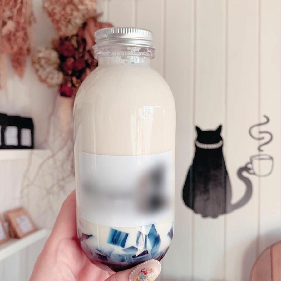 テイクアウト おしゃれ ドリンクボトル ボトル容器 400ml  ROUND TUBE 銀蓋 ボトルドリンク 100個セットの画像