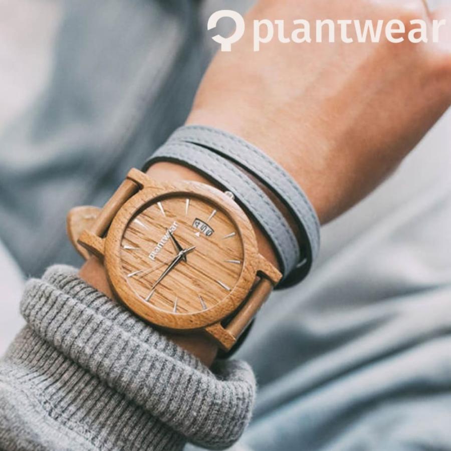 木製腕時計 メンズ レディース plantwear Royalシリーズ Oak ユニ 