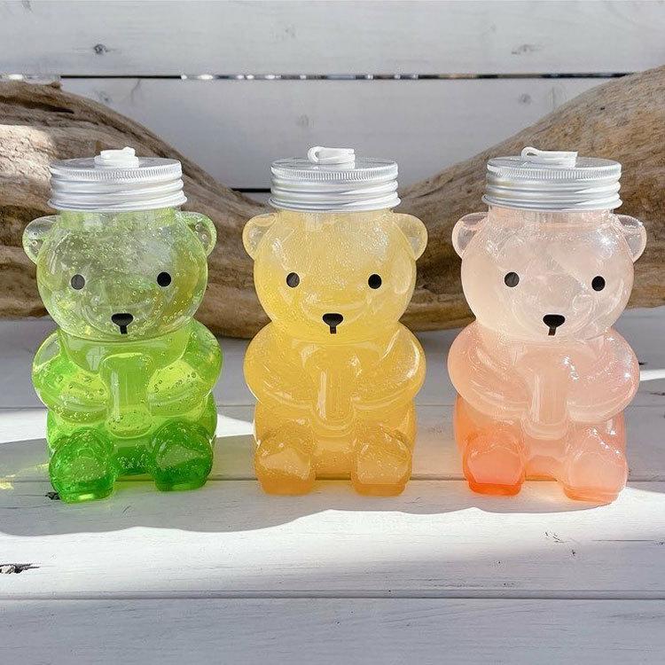 ドリンクボトル ペットボトル BMT Bear450ml 100個入り イベント テイクアウト ドリンクボトル おしゃれ 熊 クマ ボトル容器