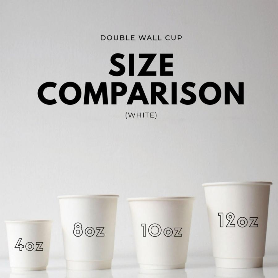 断熱ホワイト2重 10オンス 紙カップ ＆ ホット用黒蓋 100個セット テイクアウト 紙コップ 蓋 フタ付き おしゃれ EC57 |  | 06