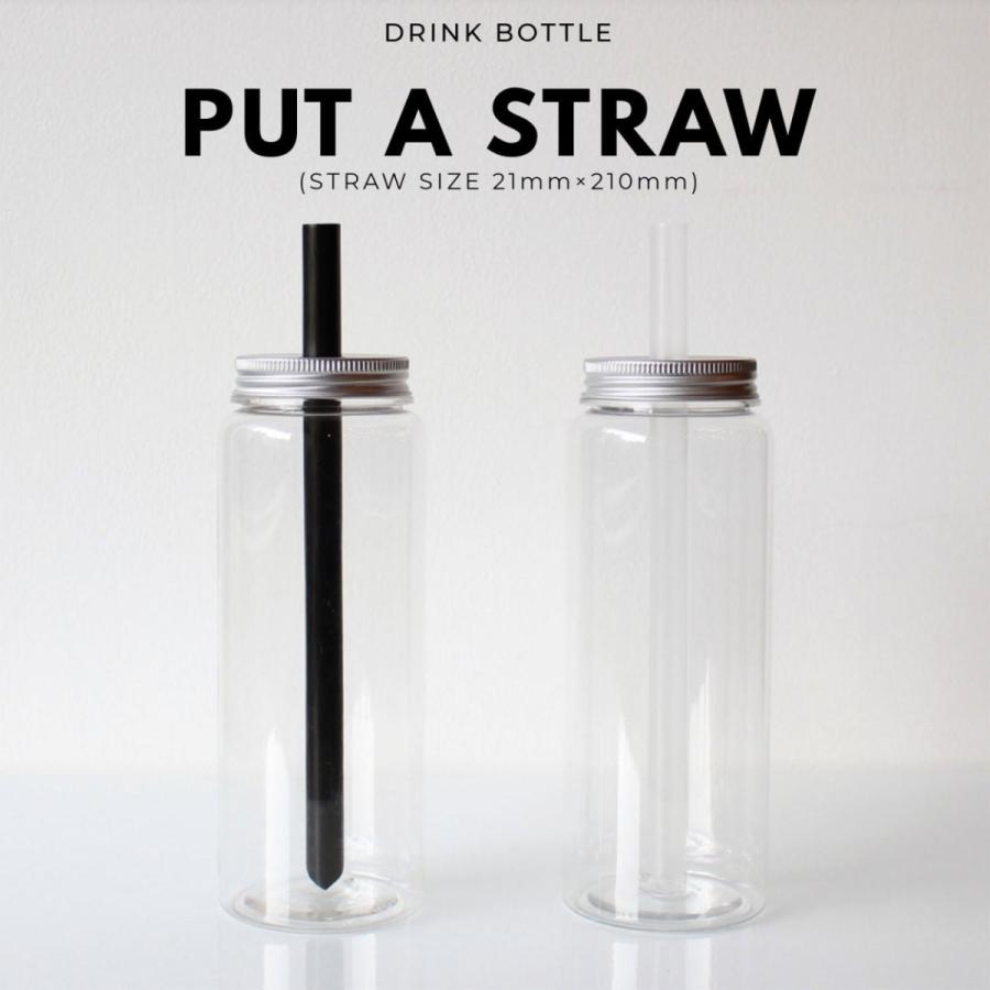 テイクアウト ドリンクボトル おしゃれ ボトル容器 355ml pipe 銀蓋 ボトルドリンク 100個セットの画像