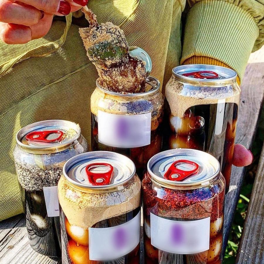 缶ボトル 容器 330ml 赤タブ フルオープンタイプ蓋 200個セット