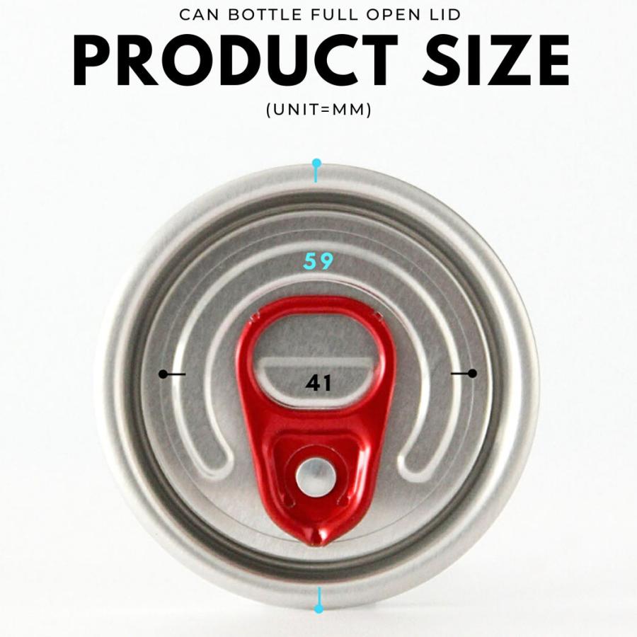 【韓国美容】Raftelドカンとお得セット 缶ボトル 容器 330ml 赤タブ フルオープンタイプ蓋 200個セット