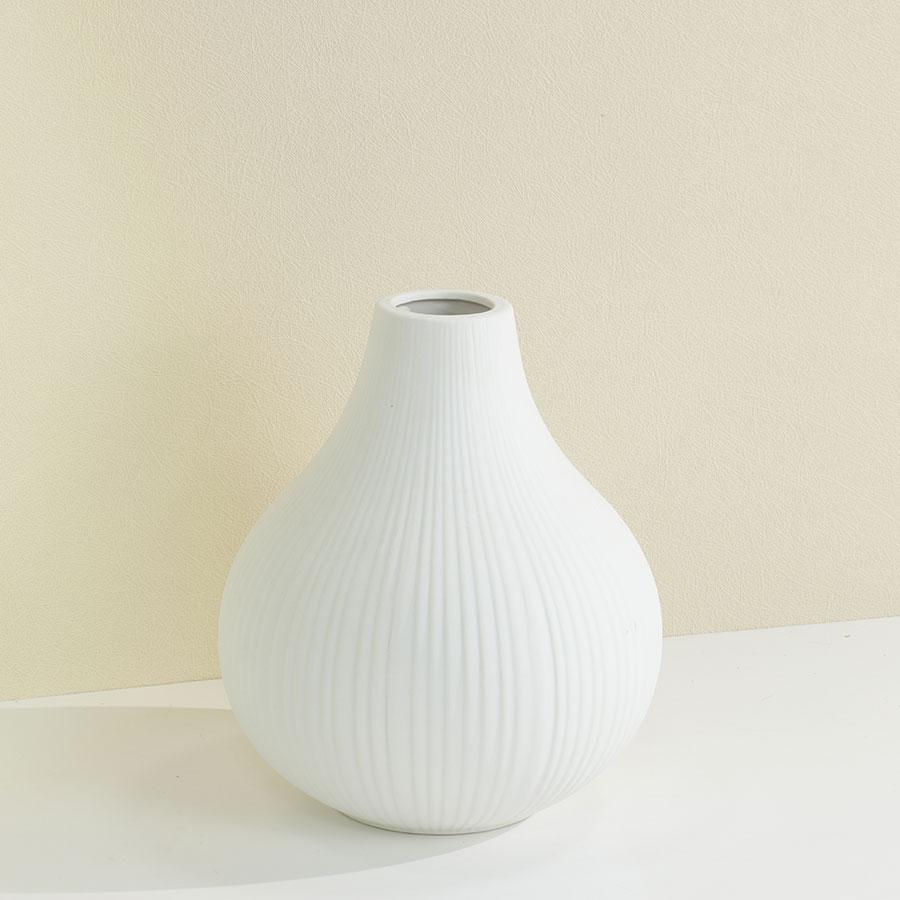 北欧スタイル Flower Base エッグムードホワイト Lサイズ おしゃれ花瓶