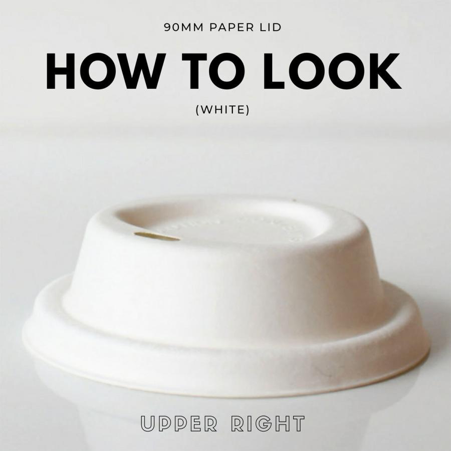 80mm口径 6オンス 8オンス用 紙製蓋 ペーパーリッド ホワイト 1000枚 おしゃれ エコ 紙コップ インスタ映え |  | 05