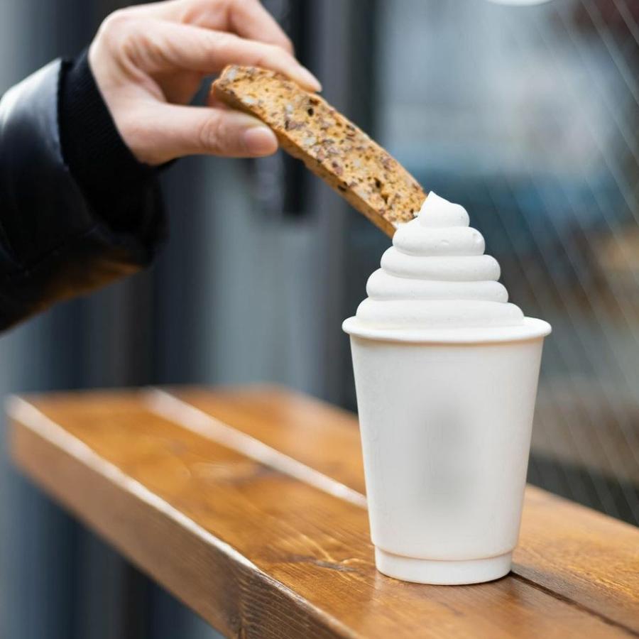 90mm口径 断熱ホワイト二重12オンス 紙カップ 1000個 テイクアウト