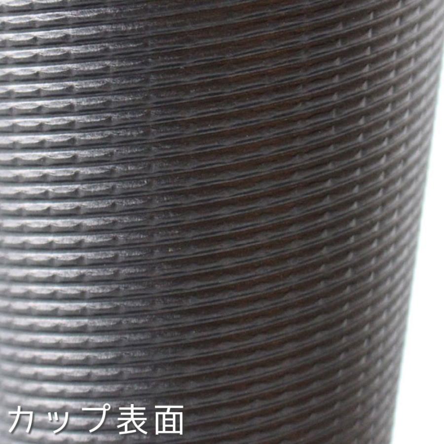 90mm口径 断熱エコブラック16オンス 紙カップ 500個 テイクアウト お持ち帰り 紙コップの画像