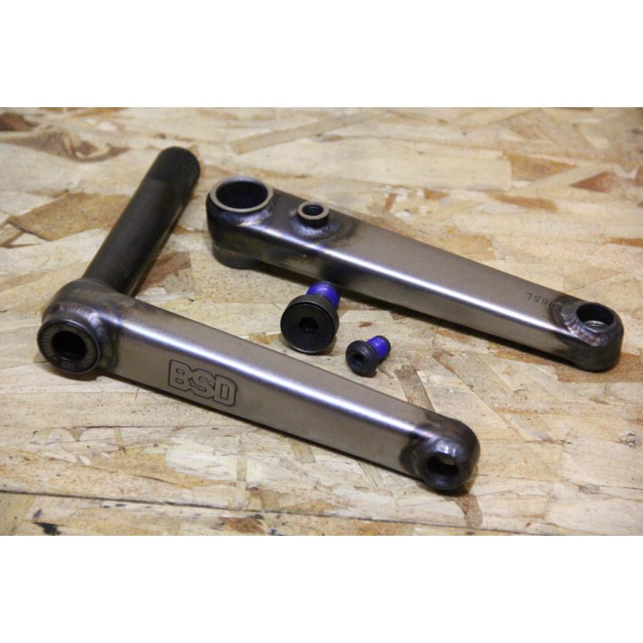BMX 自転車 クランク BSD SUBSTANCE CRANK 165mm raw 送料無料 : BMX