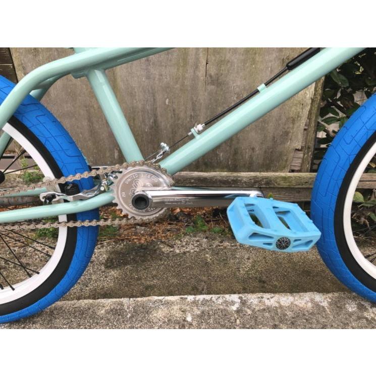 引き取り限定　bmx カスタム　ミドリ　20インチ プロの工場製合金Hi-Tenスチールフレームフリースタイル自転車20