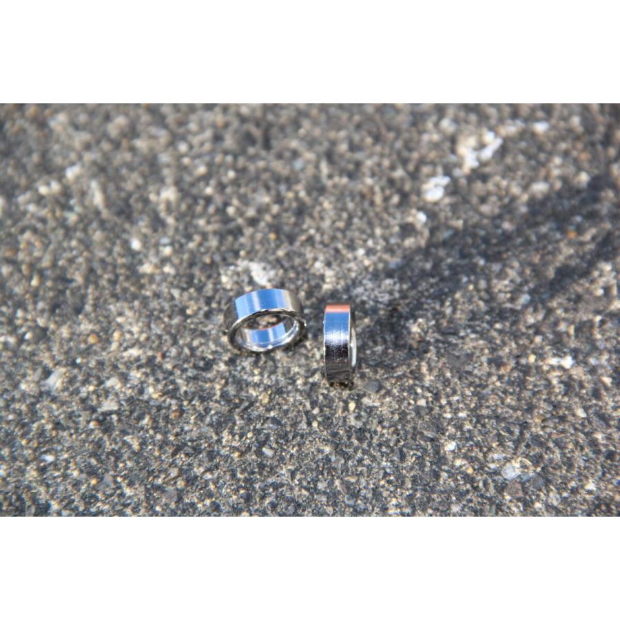 BMX フレーム フォーク ペグ用 14mm to 3/8” 変換アダプター SILVER 2