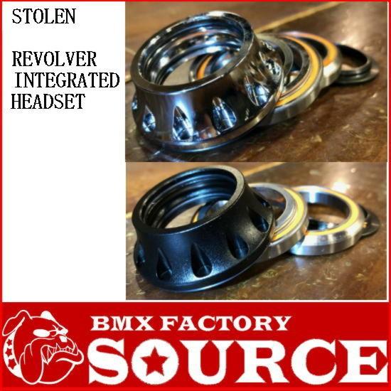 自転車 BMX ヘッドセット STOLEN REVOLVER INTEGRATED HEADSET 1-1/8