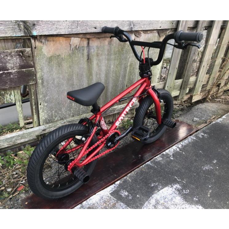 限定1台 別注カラー BMX KIDS 14インチ キッズ 子供自転車 TNB PLUG - 14" ATRO-STYLE ジャイロ付き CANDY RED｜bmx-source｜04