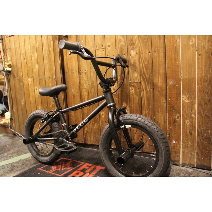 自転車 BMX KIDS 14インチ キッズ 子供自転車　TNB PLUG 14 FAT TIRE MATT BLACK　完全組み立てすぐに乗れます。お子様の力でも止まるブレーキパッド付き　｜bmx-source｜02