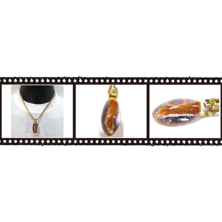 ネックレス　ペンダント　ガラス　3D　clear tatumaki 7　送料無料　日本製　 |  | 01