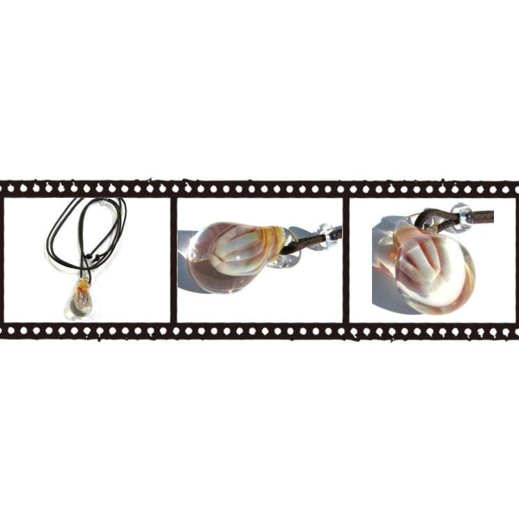 ネックレス　ペンダント　ガラス　3D　SPEAK CLEAR-8　送料無料　日本製 |  | 01