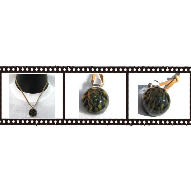 ネックレス　ペンダント　ガラス　3D　tiger color 9　送料無料　日本製 |  | 01