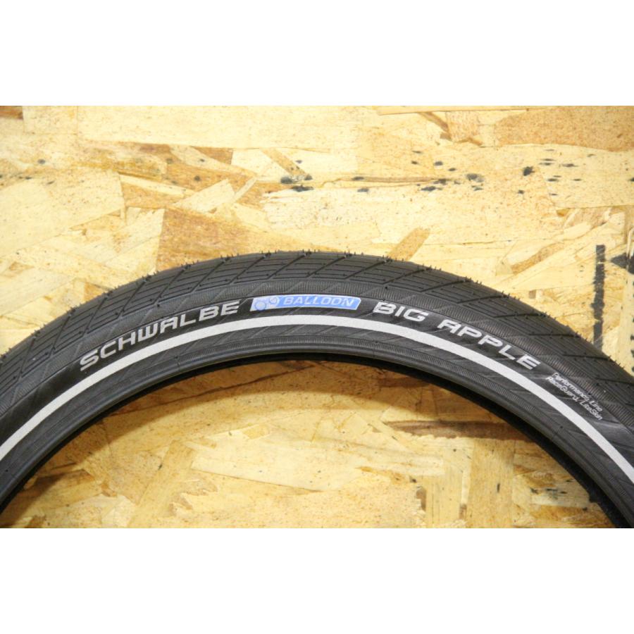 US. BMX 18インチタイヤ 自転車 BMX 18インチ タイヤ SCHWALBE BIGAPPLE 18 x 2.00 BLACK 送料