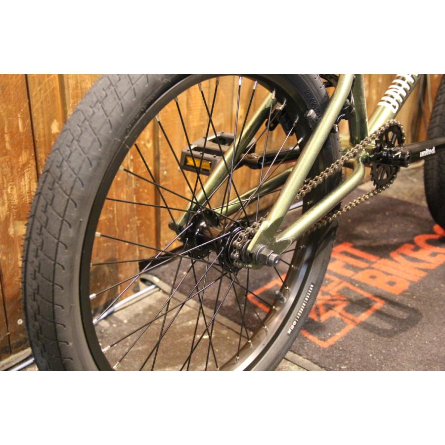 10% OFF BMX 20インチ ストリート　UNITED RECRUIT JR METALLIC ARMY GREEN　送料無料　■お近くの方は【完全組み立てして直接配送】｜bmx-source｜05