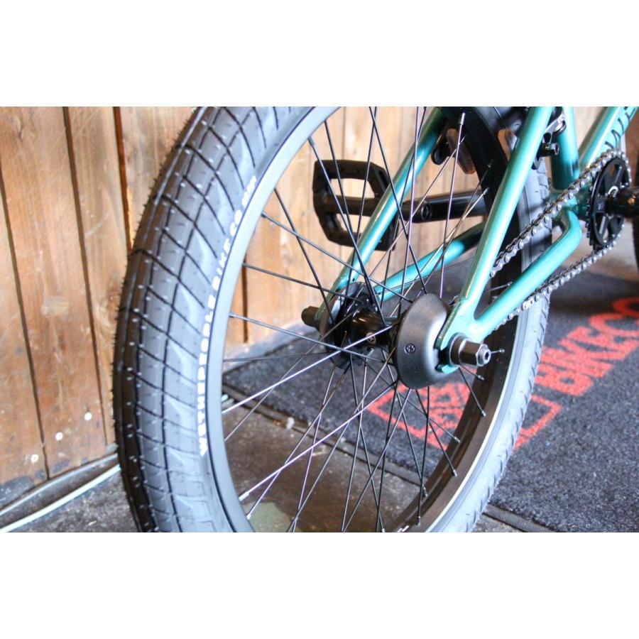 自転車 BMX 20インチ ストリート WETHEPEOPLE CRYSIS MIDNIGHT GREEN