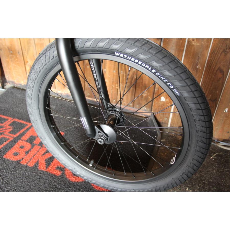 訳あり10% OFF BMX 20インチ ストリート WETHEPEOPLE CRYSIS MATT BLACK 当店限定BLACK SEAT 送料無料 ■お近くの方は【完全組み立てして直接配送】｜bmx-source｜08