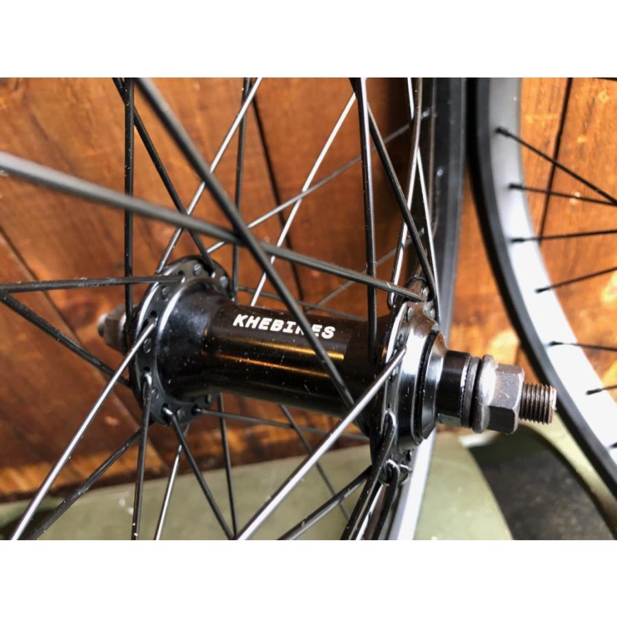 BMX FLATLANDの必需品前後セット TNBカスタムホイール (F)KHE 3
