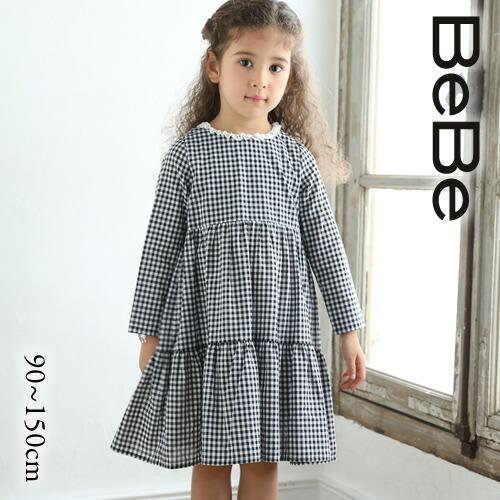 50 Off Bebe ベベ 送料無料 テンセル混 ティアード ワンピース子供服 女の子 キッズ Bebe Bebe ワンピ お出かけ かわいい おしゃれ シンプル 長袖 101 Bebe Shopヤフー店 通販 Yahoo ショッピング