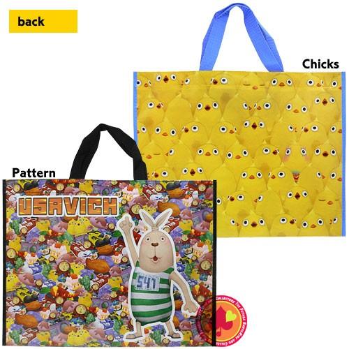 ビニールトートバッグ/総柄orヒヨコ柄/ウサビッチ : バイヤーズネット