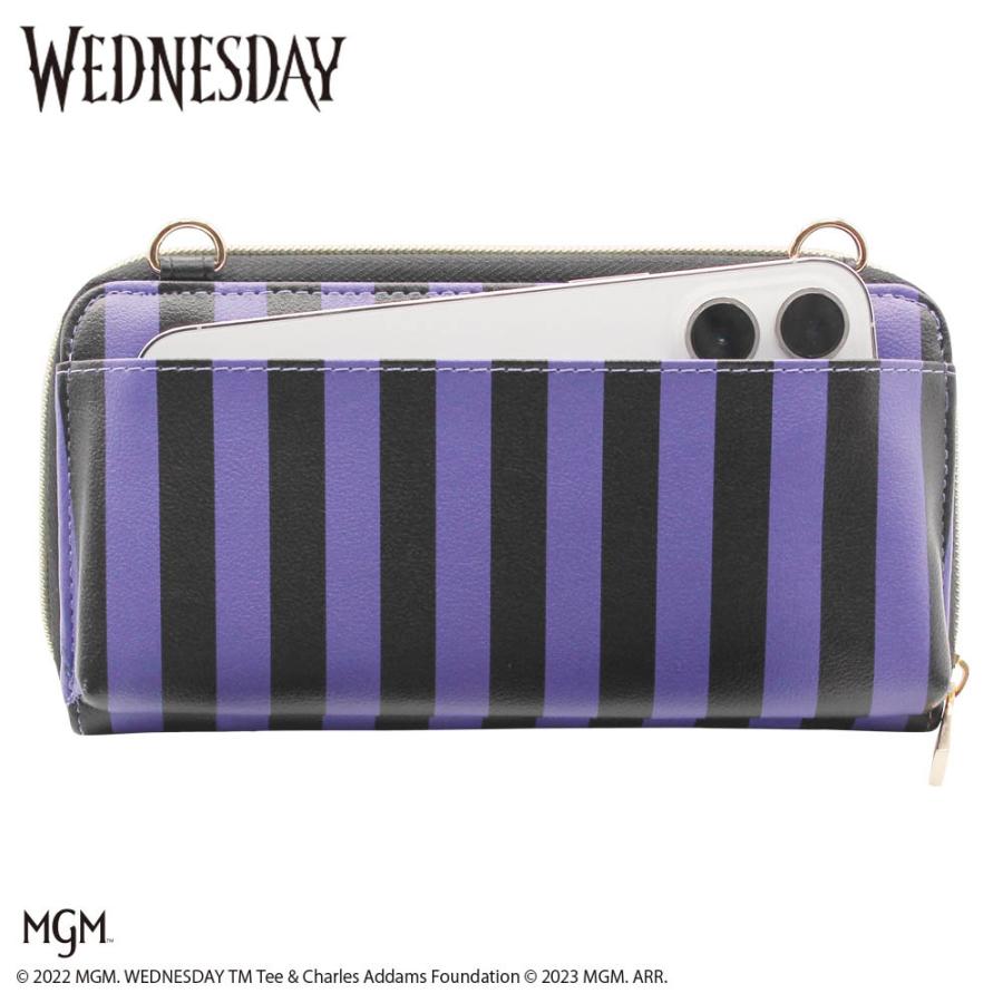 ドリーム ウェンズデー グッズ ショルダーベルト付き長財布（パープル