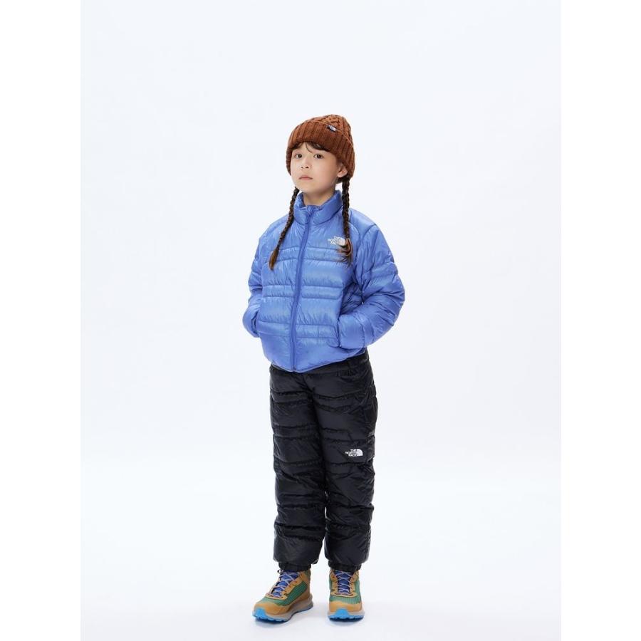 ノースフェイス キッズ ダウンジャケット 130-150cm ライトヒートジャケット North Face 男の子用 女の子用 カッコイイおしゃれアウター無地 防寒 はっ水 静電気｜bnc2｜07