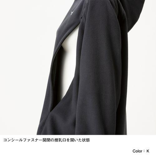 ザ・ノース・フェイス レディース マタニティマイクロフリースフーディーパーカー Maternity Micro Fleece Hoodie アウトドアブランド 女性用の画像