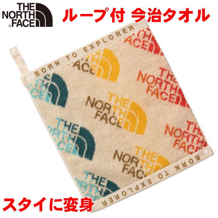 ノースフェイス オーガニックコットン ハンドタオル 25x28cm 今治タオル 日本製 スタイに変身 North Face ループツキタオル Mt.Rainbow Towel S｜bnc2