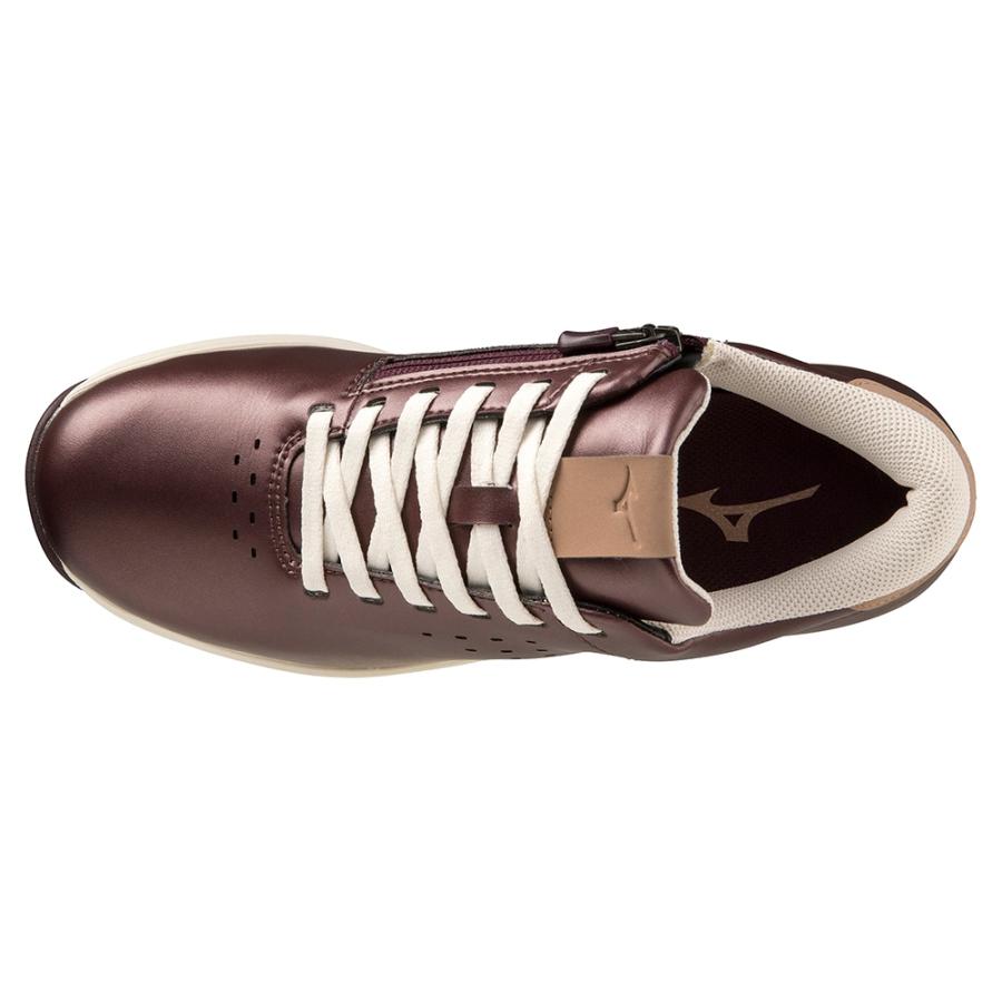 ミズノ ウォーキングシューズ ユウドウ YOUDO 2 ボルドー ひざに