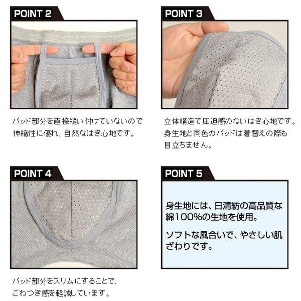安心パンツ ウェルドライ 男性用ソフトトランクス(吸水量80cc) グレー
