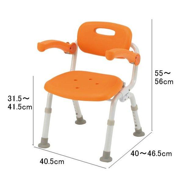 【送料無料】シャワーチェア［ユクリア］コンパクトSPおりたたみN / PN-L41321D　PN-L41321A PN-L41321BR【パナソニック】【入浴イス】【椅子】 |  | 01