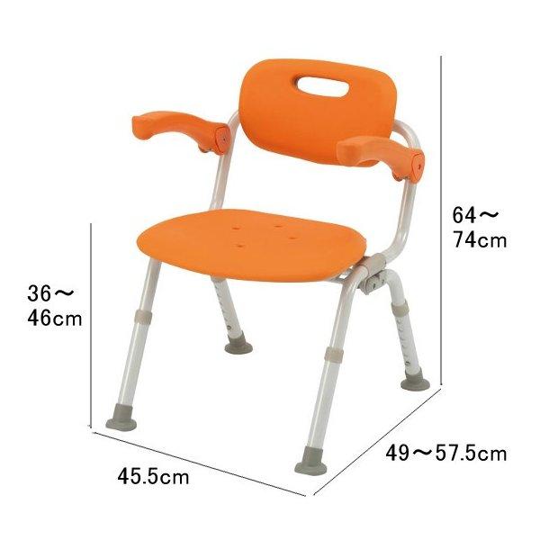 【送料無料】シャワーチェア［ユクリア］ミドルSPワンタッチおりたたみN / PN-L41821D　PN-L41821A PN-L41821BR【パナソニック】【入浴イス】 |  | 01