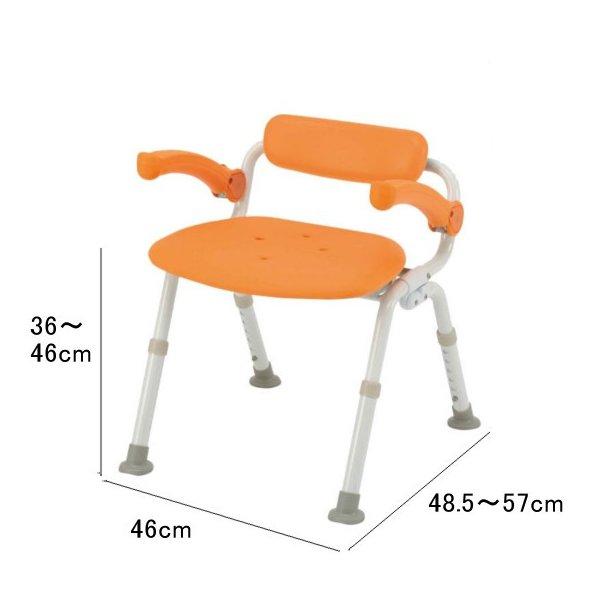 【送料無料】シャワーチェア［ユクリア］ミドルSP腰当付おりたたみN / PN-L42021D PN-L42021A PN-L42021BR【パナソニック】【入浴イス】【 |  | 01