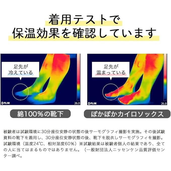 ぽかぽかカイロソックス 3色 各1ずつセット(Powder Pink,Powder Blue