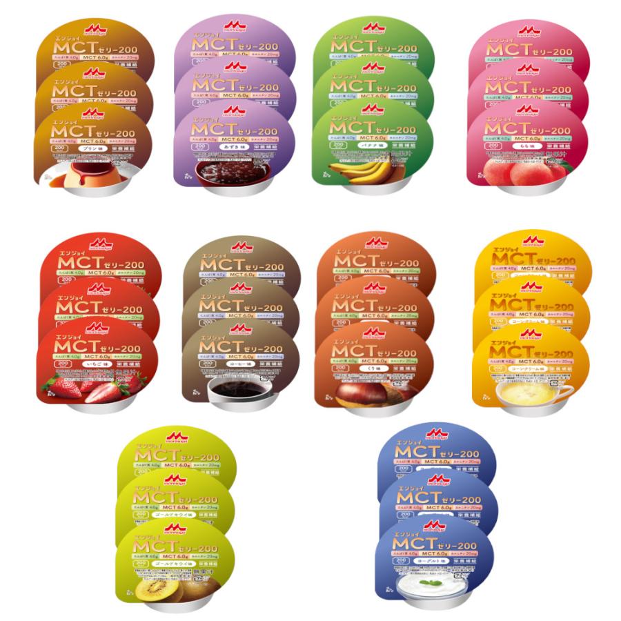 【介護食・栄養補助食品】エンジョイMCTゼリー200 （90個） エンジョイMCTゼリー200｜ゼリー・プリン｜森永乳業クリニコ