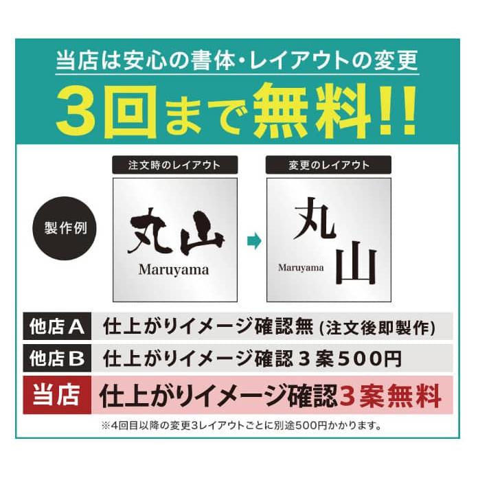 表札 ステンレス おしゃれ 戸建て サイズ14.5x14.5cm 17x17cm アクリル 黒文字 送料無料 接着剤 マンション ひょうさつ 商品番号IF-1006 IFM｜bnmct911｜08