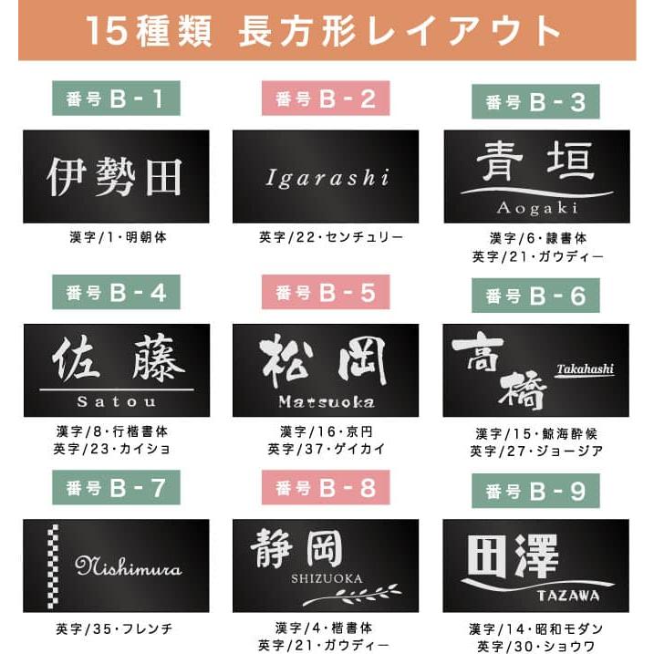 まる様　黒金デコヘル　サンプル画像 表札 ステンレス おしゃれ 戸建て サイズ7種類 10x10cm 〜 送料
