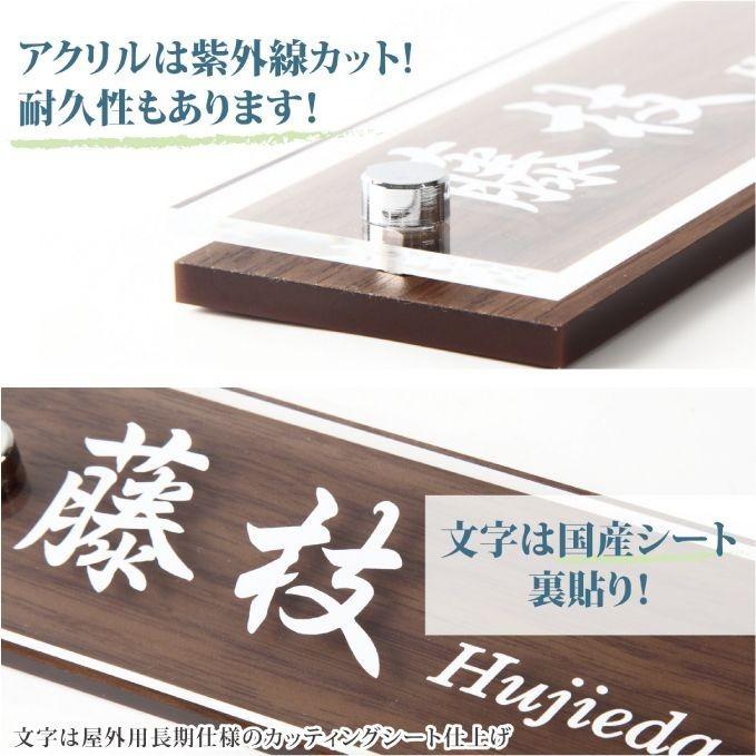プスーン＊アクリル表札【ステンレスシルバー画像・文字・写真のＵＶ印刷】 プスーン＊アクリル表札【ステンレスシルバー画像・文字・写真の