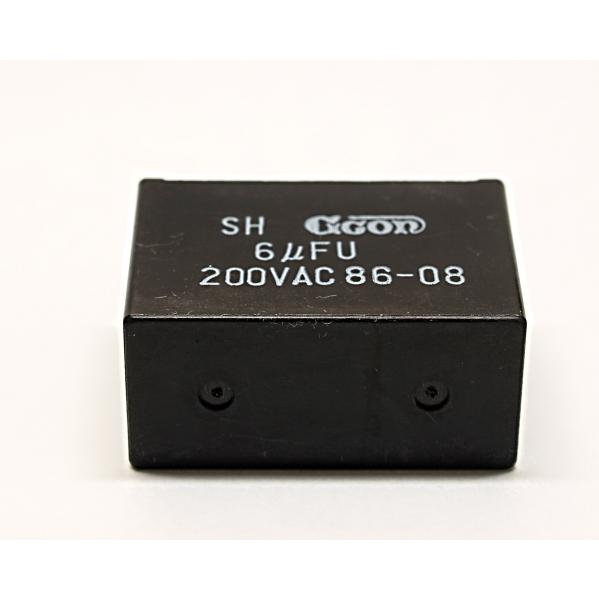 F0016#200V AC 6μF モーター進相コンデンサ GCON SH : 電気の素材屋