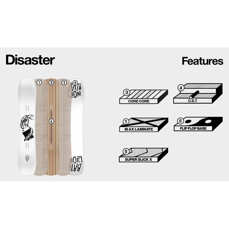 2019 BATALEON バタレオン DISASTER SNOWBOARD ディザスター BATALEON バタレオン DISASTER SNOWBOARD ディザスター