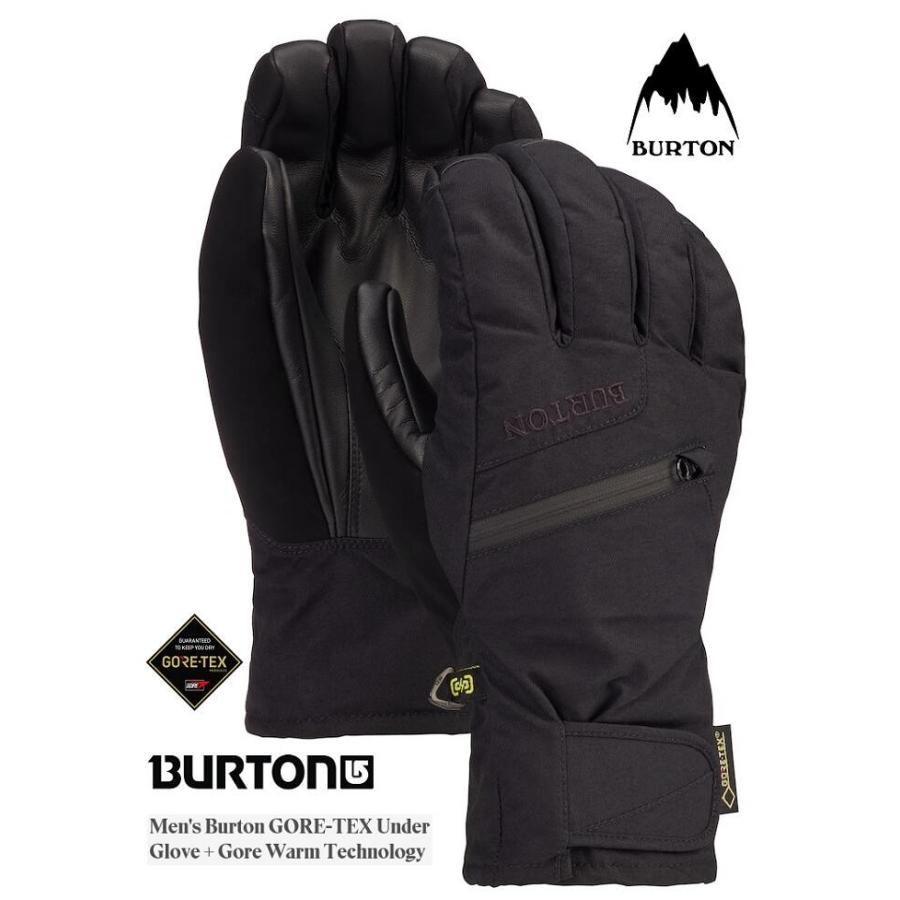 2020 BURTON バートン グローブ GORETEX UNDER GLOVE TRUE BLACK スノーボード 103541
