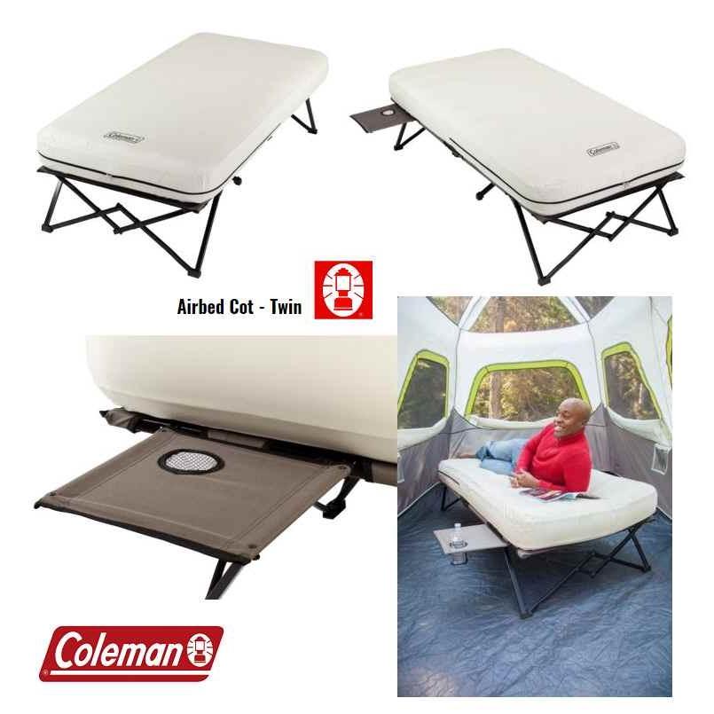 日本未発売品 COLEMAN コールマン コット AIRBED COT TWIN エアーベッド 電動空気入付 2000020272