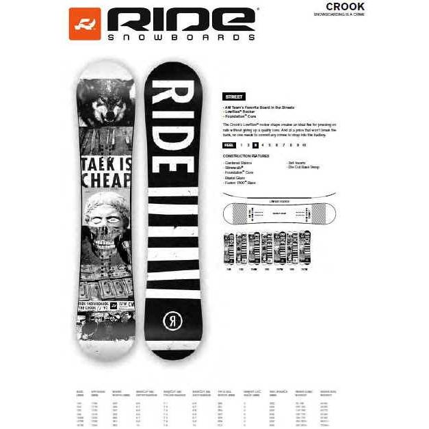 2016 RIDE ライド CROOK 149 クロック ライド