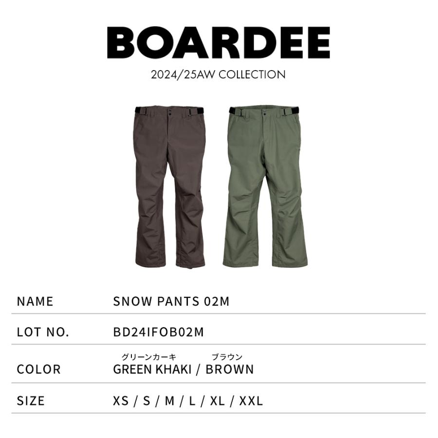 BOARDEE スノボウェア メンズ パンツ 単品 スノーボードウェア BOARDEE