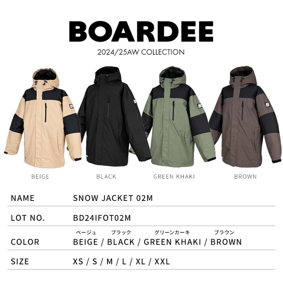 BOARDEE スノボウェア メンズ ジャケット 単品 スノーボードウェア